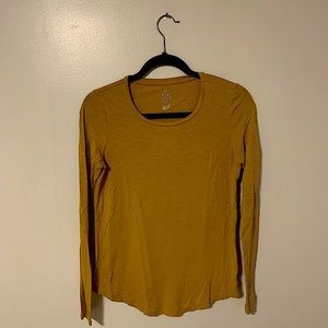 Aerie Super Soft Yellow Long Sleeve